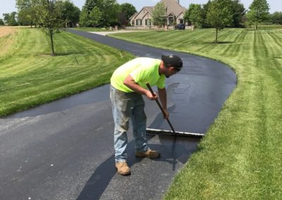 paved driveway seal coating